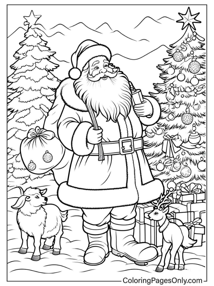 Ông già noel tô màu (39)