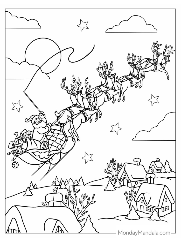 Ông già noel tô màu (43)
