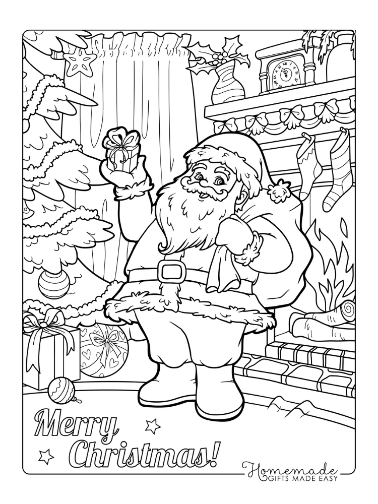 Ông già noel tô màu (47)
