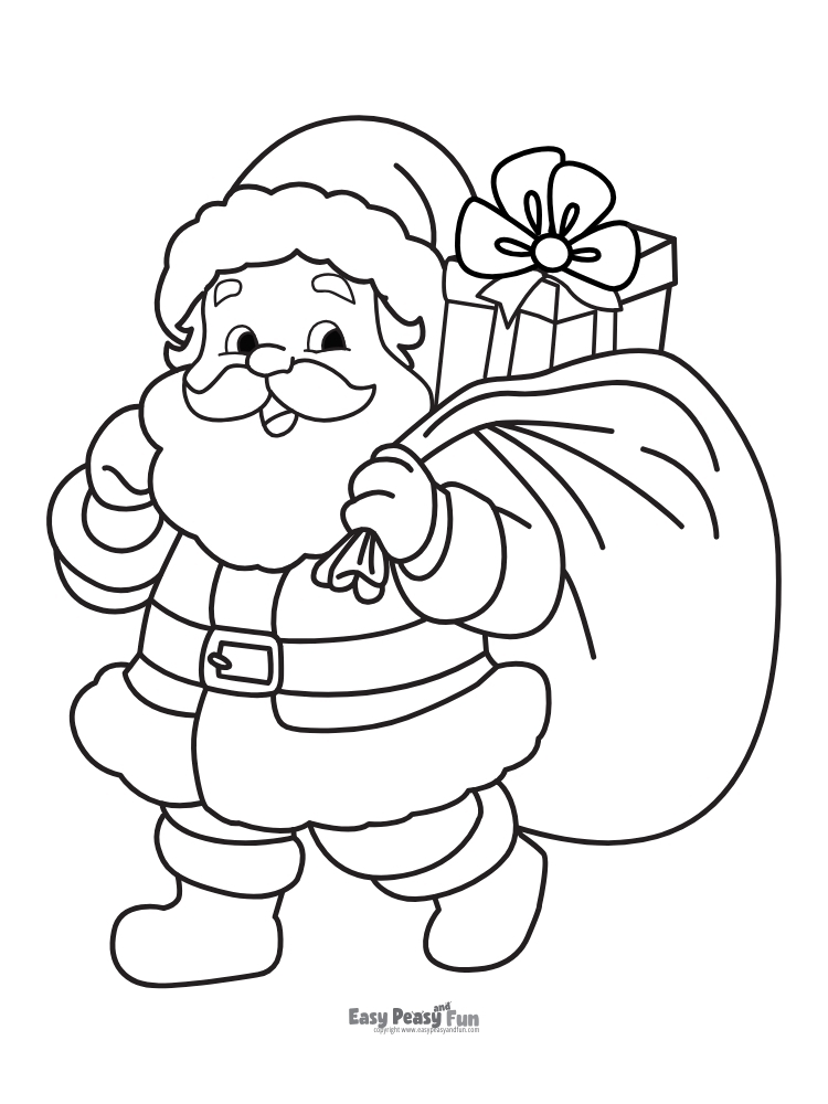 Ông già noel tô màu (9)
