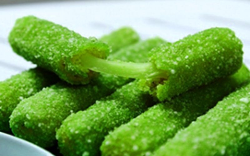 Sự kết hợp giữa phô mai và cốm xanh