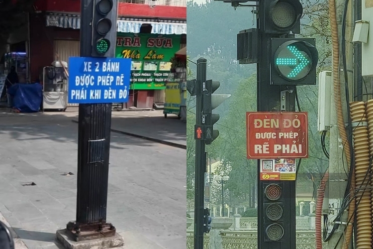 Rẽ phải khi đèn đỏ 5