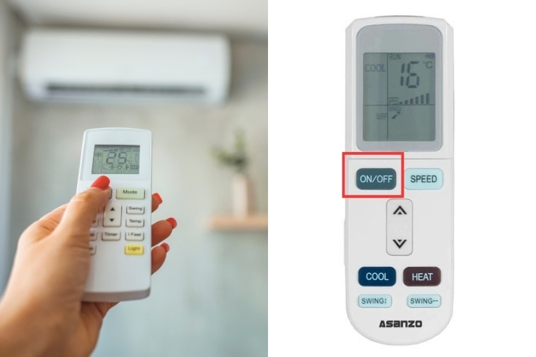 Remote máy lạnh Asanzo (2)