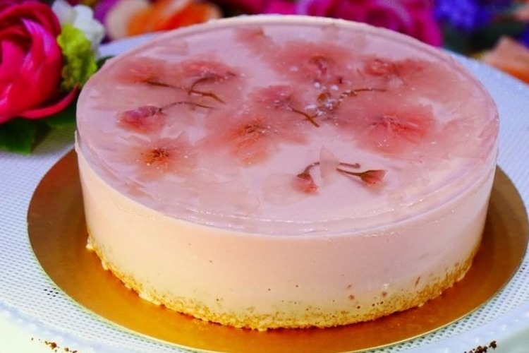 Bỏ túi cách làm bánh Sakura Cheesecake mềm mịn, béo ngọt, chuẩn vị Nhật Bản, không cần lò nướng