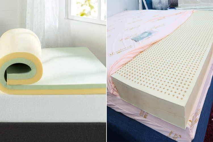 So sánh nệm foam và nệm cao su 5