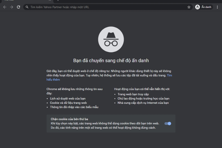 Tab ẩn danh trên chrome là gì 2
