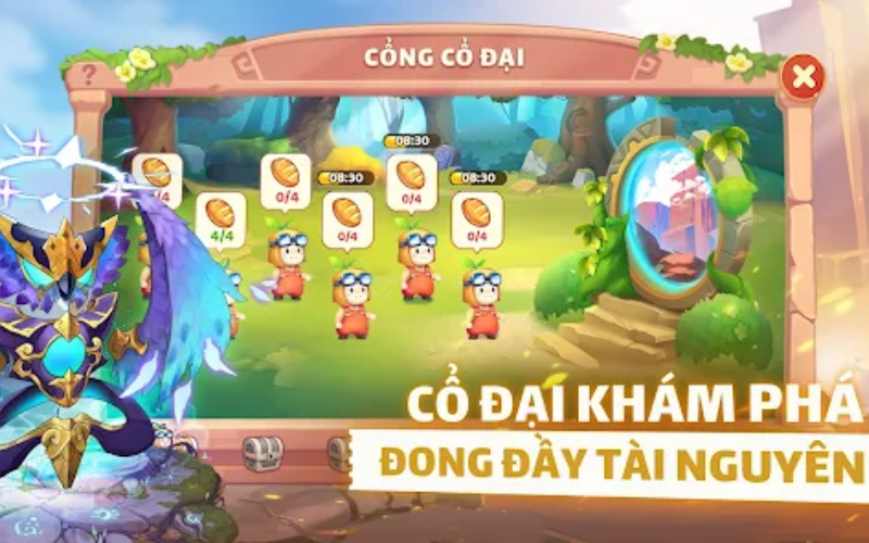 Tham gia viễn chinh nhận quà