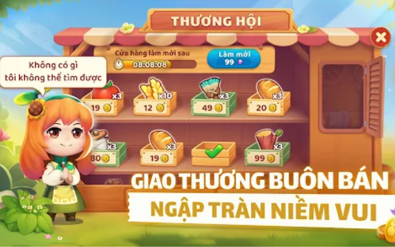 Giao thương cùng bạn bè