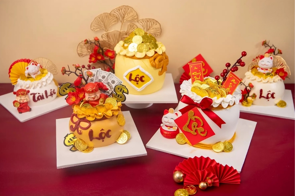 Top các mẫu bánh kem thần tài đẹp mắt, rước may mắn và tài lộc về nhà