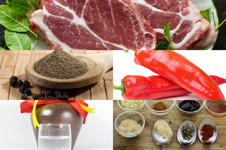 thịt nạc áp chảo sốt tiêu đen 2