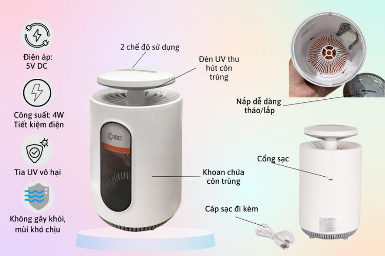 Top đèn bắt muỗi tốt nhất hiện nay 4