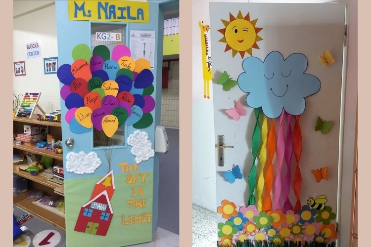 Trang trí cửa lớp mầm non (12)