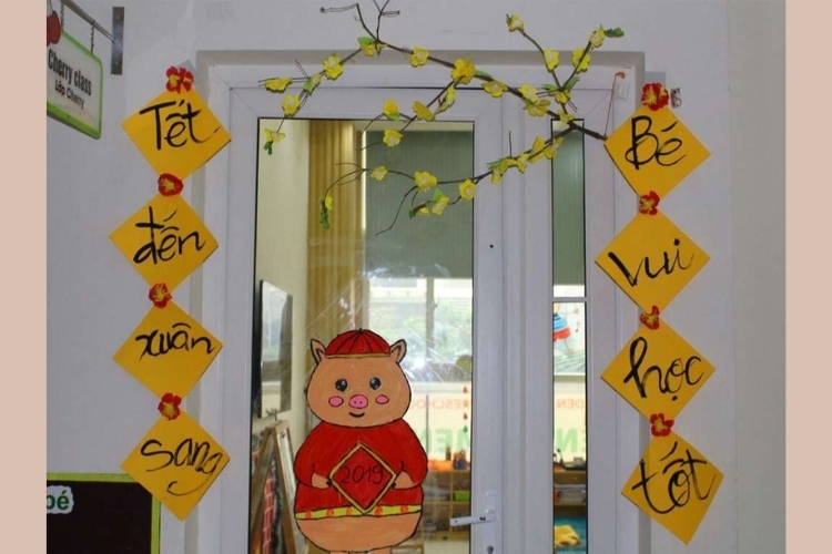 Trang trí cửa lớp mầm non (13)