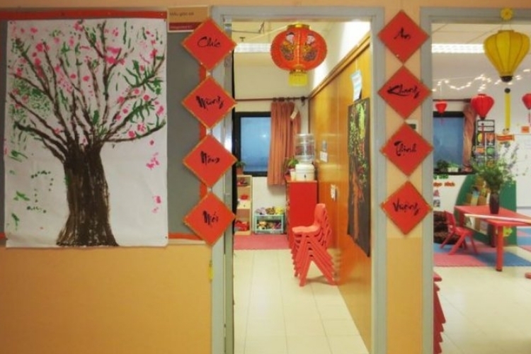 Trang trí cửa lớp mầm non (15)
