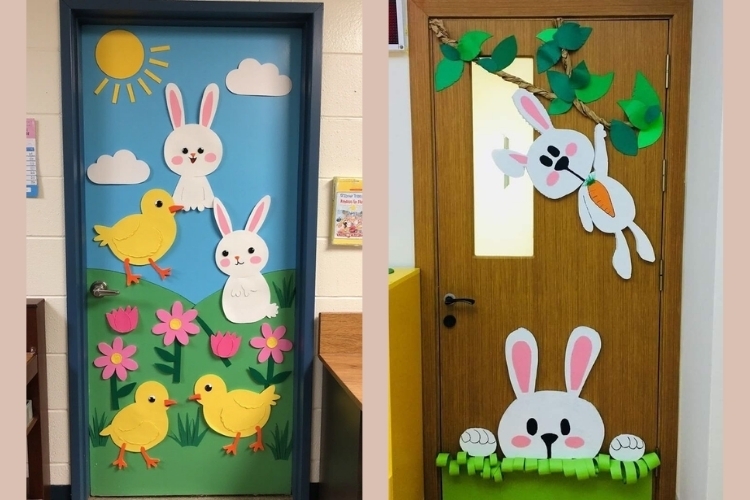 Trang trí cửa lớp mầm non (1)