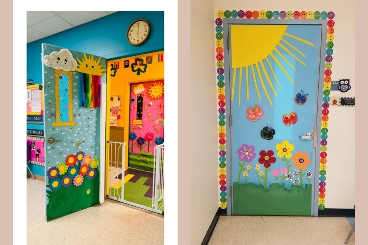 Trang trí cửa lớp mầm non (3)