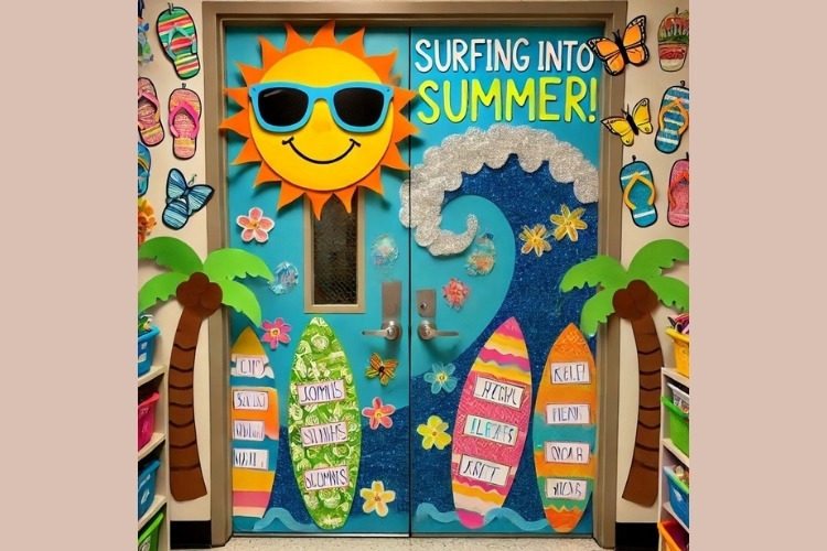 Trang trí cửa lớp mầm non (4)