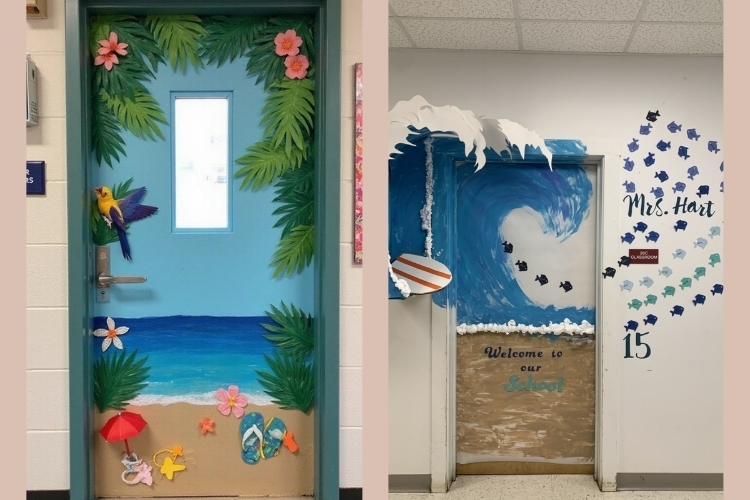 Trang trí cửa lớp mầm non (5)