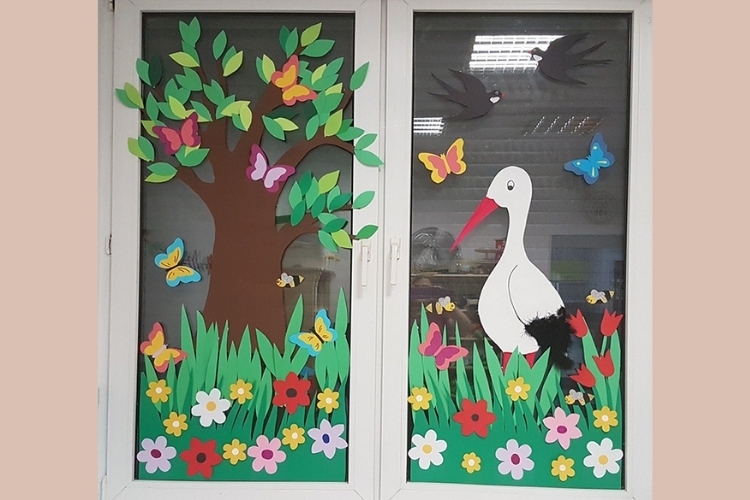Trang trí cửa lớp mầm non (8)