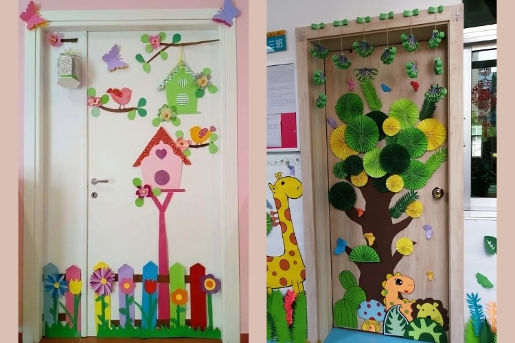 Trang trí cửa lớp mầm non (9)