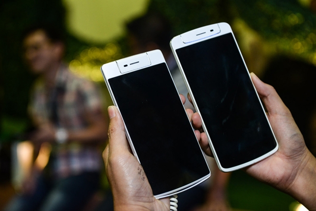 màn hình Oppo N1 và Oppo N3