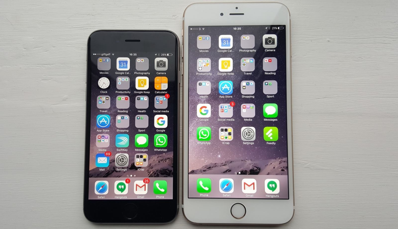 iPhone 6s vs iPhone 6s Plus
