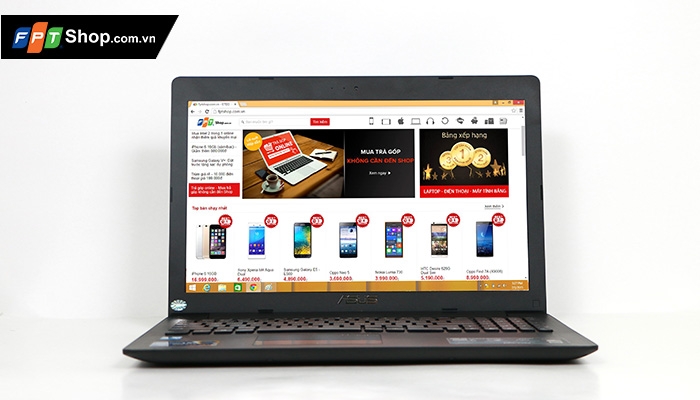 Giải trí tuyệt vời với màn hình 15.6 inch của Asus X553MA