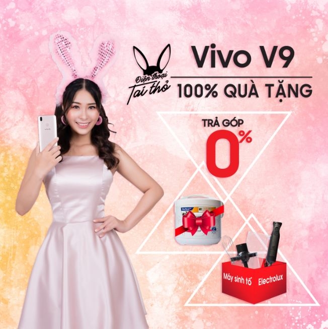 FPT Shop tặng bộ quà đến 3 triệu đồng cho khách đặt mua Vivo V9
