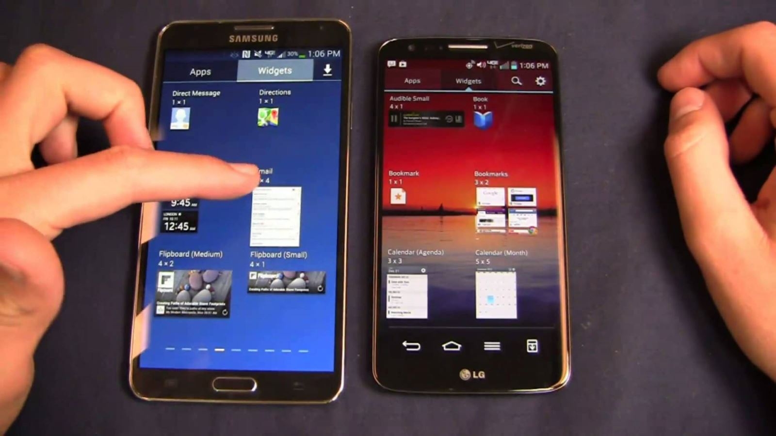 LG G2 và Samsung Galaxy Note 3