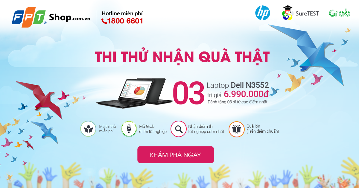 Thi thử nhận quà thật