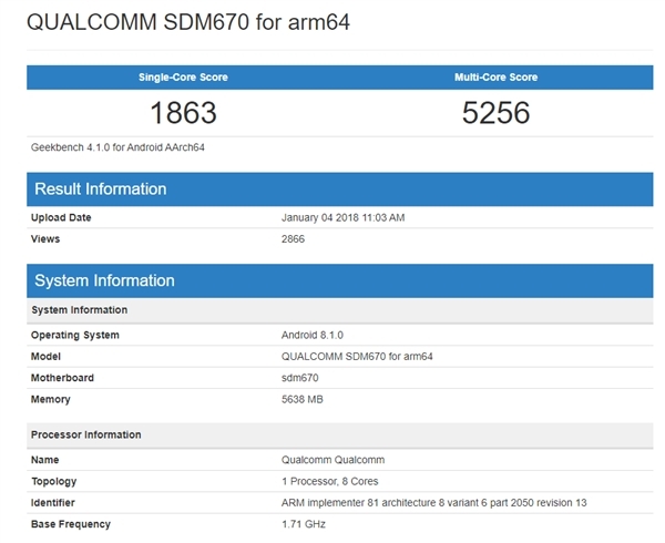 Đây là sức mạnh đồ họa của chip Snapdragon 670 sắp ra mắt