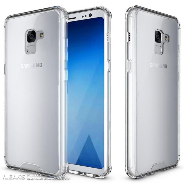 Galaxy A7 2018 với màn hình vô cực lộ nhiều ảnh render đẹp mắt