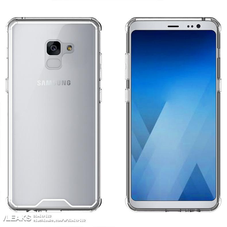 Galaxy A7 2018 với màn hình vô cực lộ nhiều ảnh render đẹp mắt