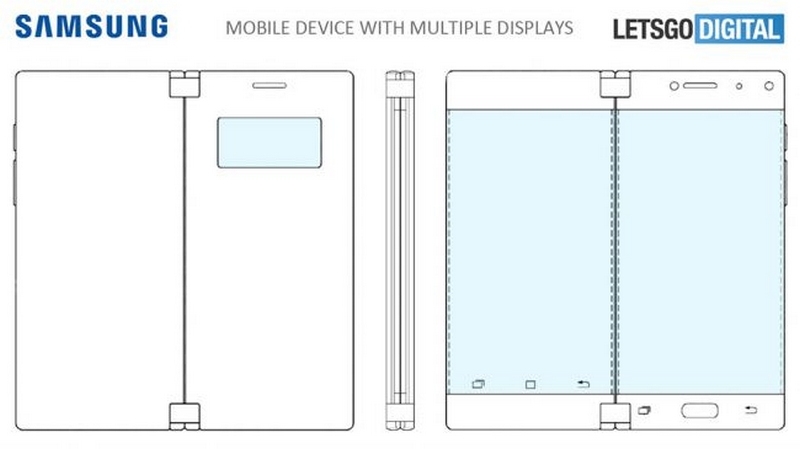 Smartphone 2 màn hình Galaxy X của Samsung đây sao?