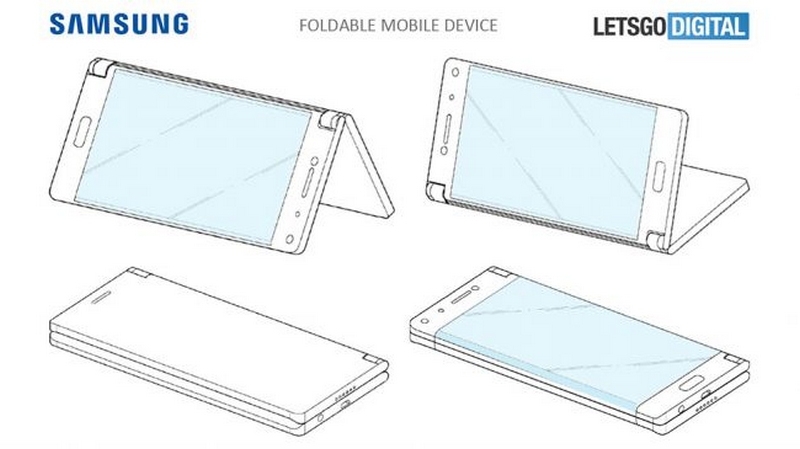 Smartphone 2 màn hình Galaxy X của Samsung đây sao?