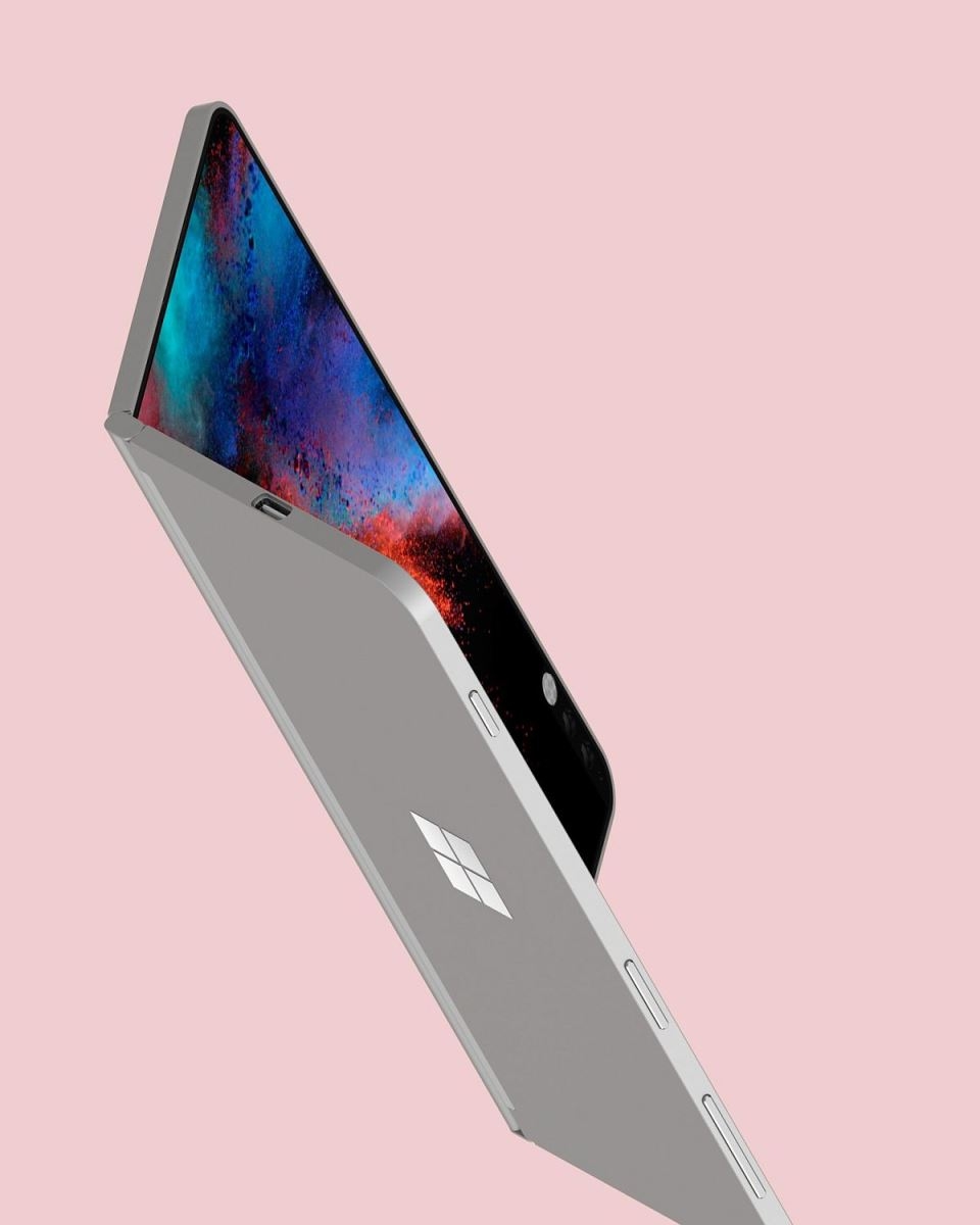 Khó cưỡng với mẫu thiết kế Microsoft Surface Note 2 màn hình độc đáo