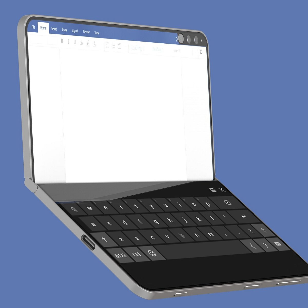 Khó cưỡng với mẫu thiết kế Microsoft Surface Note 2 màn hình độc đáo