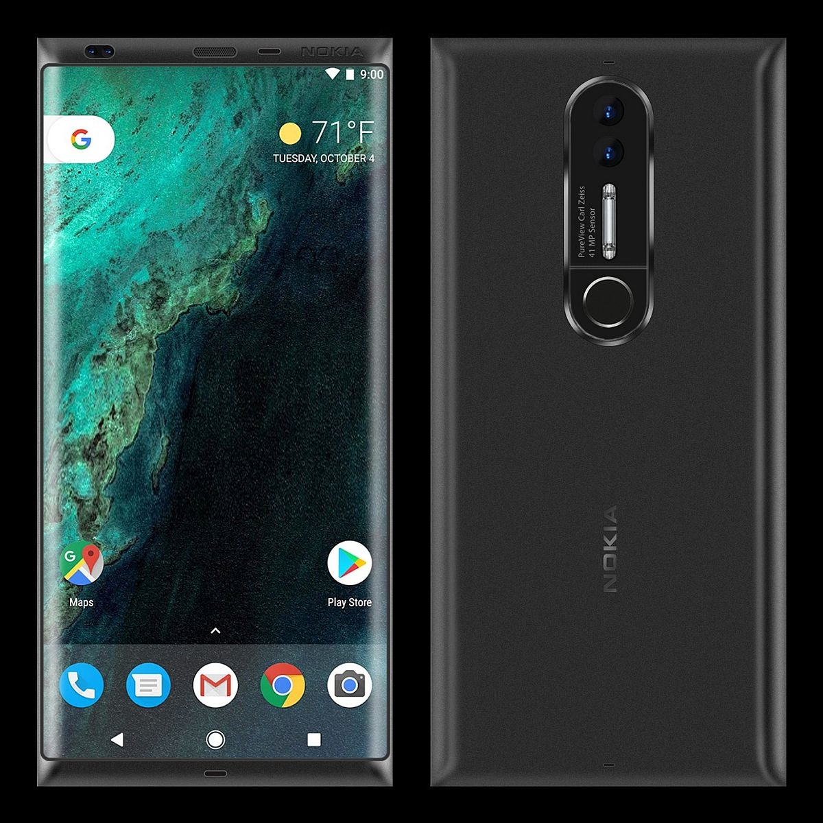Nokia N9 xuất hiện với viền cạnh cong, tỷ lệ 18:9 cùng camera kép 41MP cực chất Nokia N9 xuất hiện với viền cạnh cong, tỷ lệ 18:9 cùng camera kép 41MP cực chất