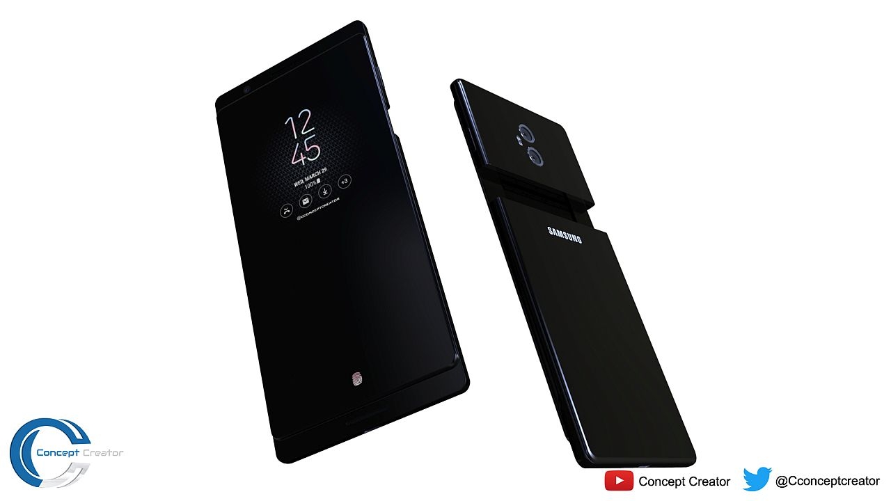 Galaxy X bất ngờ xuất hiện với thiết kế trượt rất lạ Galaxy X bất ngờ xuất hiện với thiết kế trượt rất lạ