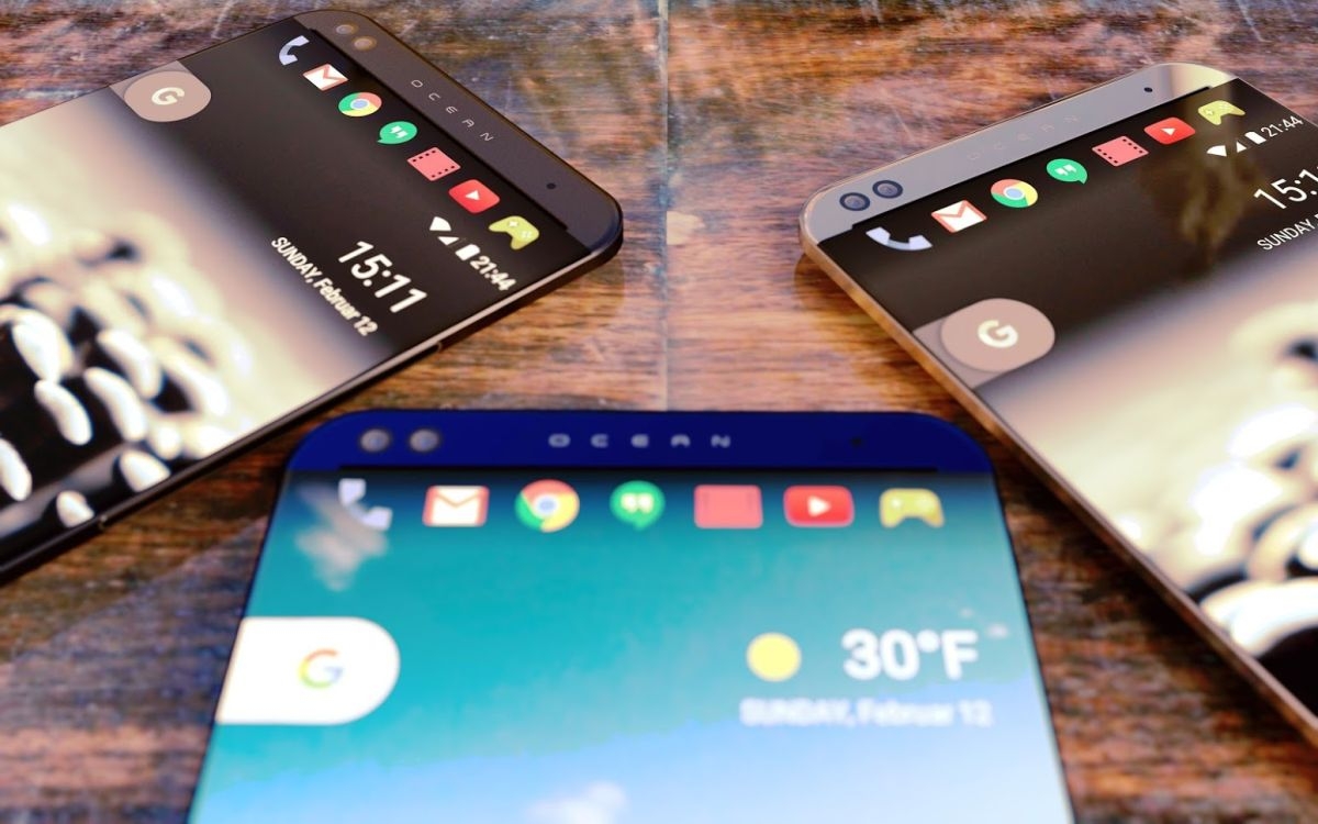 Xuất hiện mẫu thiết kế HTC Ocean đẹp không tỳ vết, màn hình 4K cùng pin 7.500 mAh