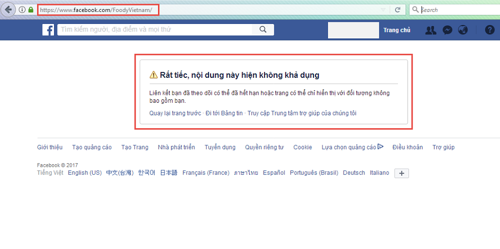 Facebook xin lỗi vì đã khóa nhầm một số fanpage tại Việt Nam