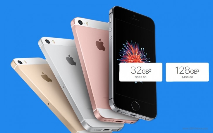 iPhone SE được nâng cấp bộ nhớ lên 32GB và 128GB, giá không đổi