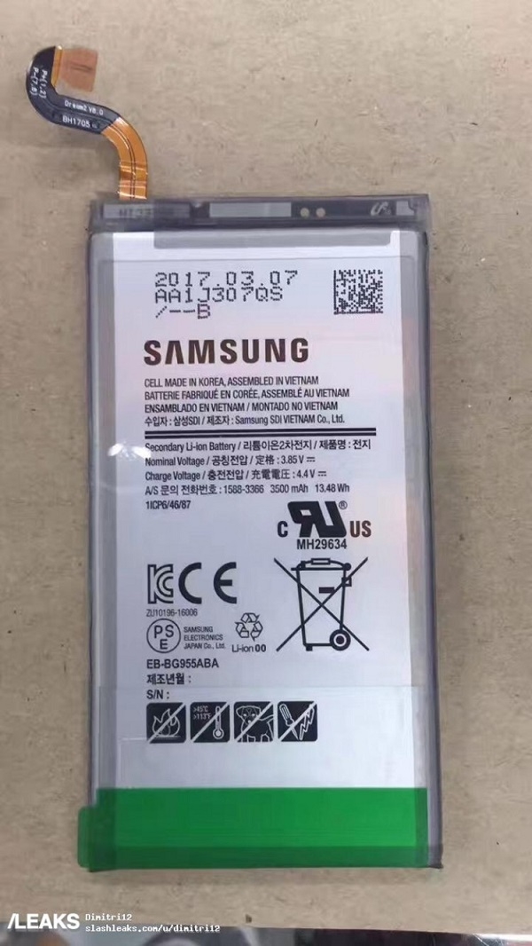 Đây chính là 2 thỏi pin sản xuất tại VN của Galaxy S8, S8 Plus Đây chính là 2 thỏi pin sản xuất tại VN của Galaxy S8, S8 Plus
