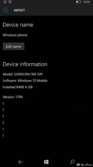 Galaxy S8 chạy Windows 10 Mobile bỗng dưng xuất hiện Galaxy S8 chạy Windows 10 Mobile bỗng dưng xuất hiện