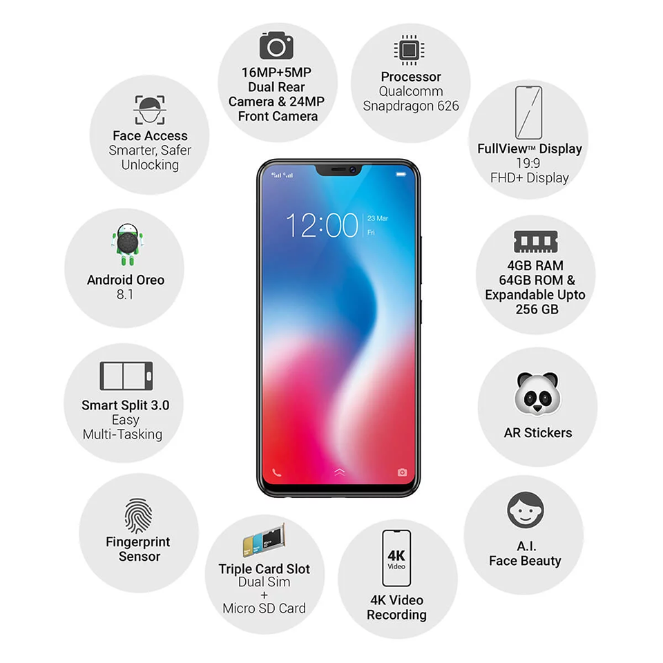 Vivo V9 đẹp như iPhone X bất ngờ lộ giá bán hấp dẫn tại Việt Nam