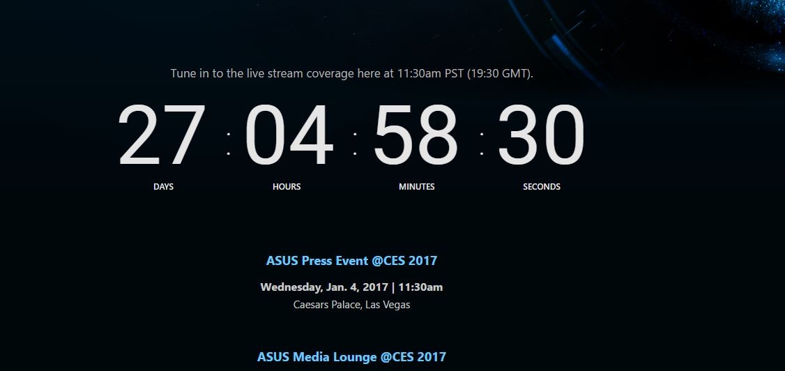 Asus gửi lời mời cho triển lãm CES 2017 sắp tới, smartphone chip Snapdragon 835 sẽ xuất hiện?