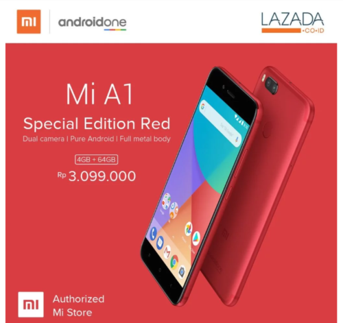 Xiaomi Mi A1 cấu hình mạnh, giá tốt có thêm phiên bản màu đỏ Xiaomi Mi A1 cấu hình mạnh, giá tốt có thêm phiên bản màu đỏ