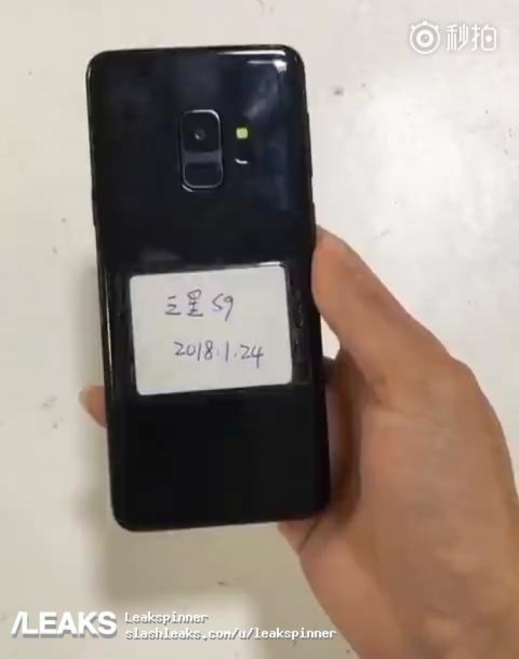 Xuất hiện thêm video Galaxy S9 trên tay người dùng