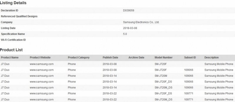 Nhiều phiên bản Galaxy J7 (2018) đạt chứng nhận quan trọng và có mặt trên Geekbench