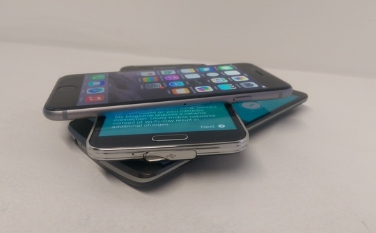 iPhone 6, Galaxy S5 và G3